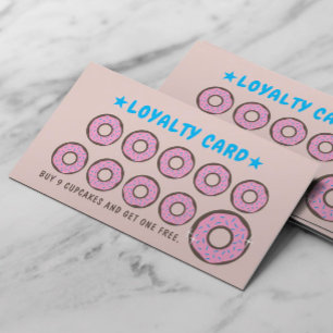 Carte De Fidélité Cuisine Cupcakes Pâtisserie Pâtisserie Loyauté