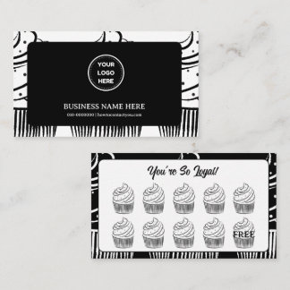 Carte De Fidélité Cupcakes Boulangerie Café Point de récompense