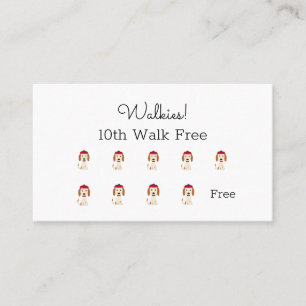 Carte de fidélité Cut Dog walk / Grooming Loyalty 