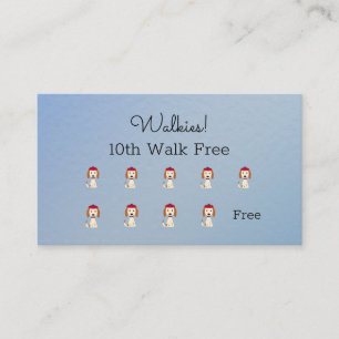 Carte de fidélité Cut Dog walk / Grooming Loyalty 