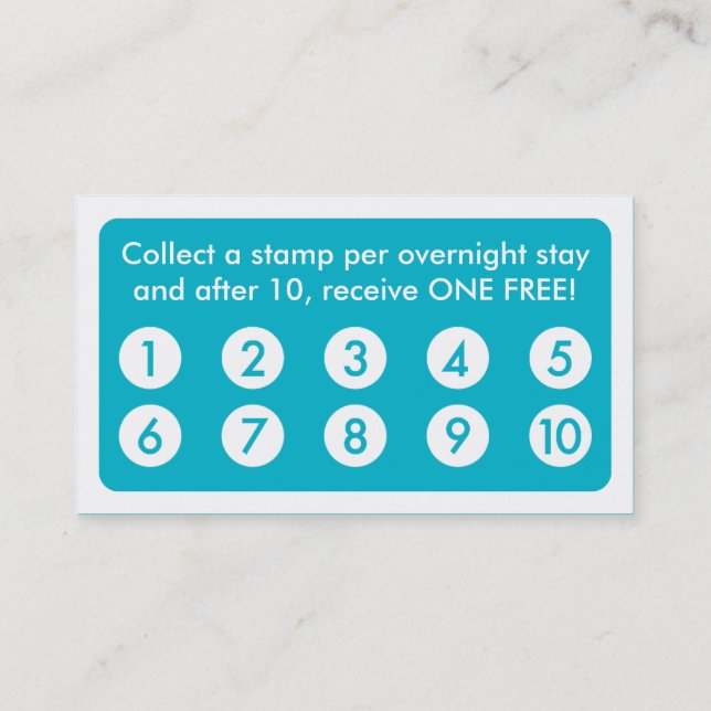 carte de fidélité de patte d'animal familier de (Dos)