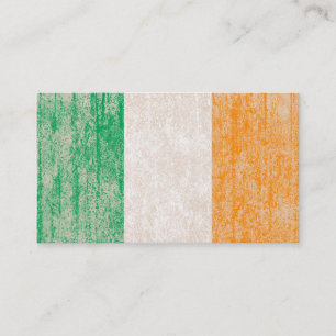 Carte De Fidélité drapeau de l'irlande punch card