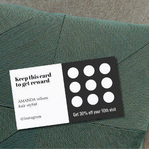 Carte De Fidélité Elégant salon blanc gris foncé