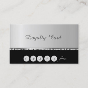 Carte de fidélité Élégante Chic Luxueux,Diamants,P