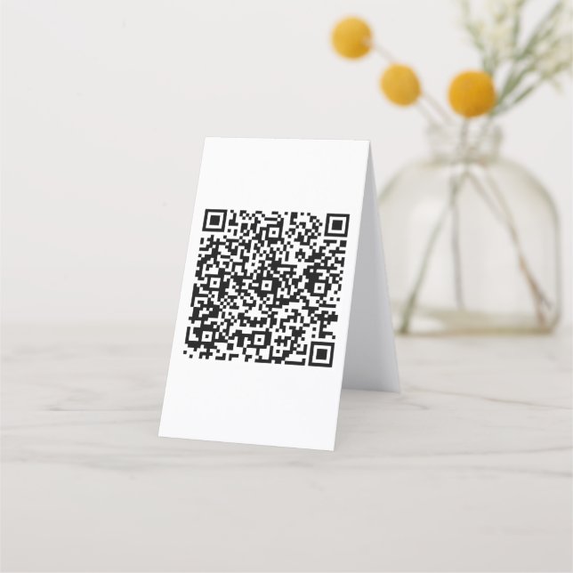 Carte De Fidélité Entreprise de code QR personnalisé  (Devant)
