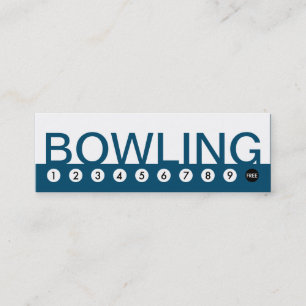 Carte De Fidélité fidélisation audacieuse du client BOWLING