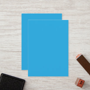 Carte De Fidélité fond bleu avec chat noir et blanc sur