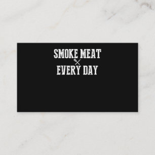 Carte De Fidélité Funny Bbq Smoker Accessoire Pitmaster Papa Grillin