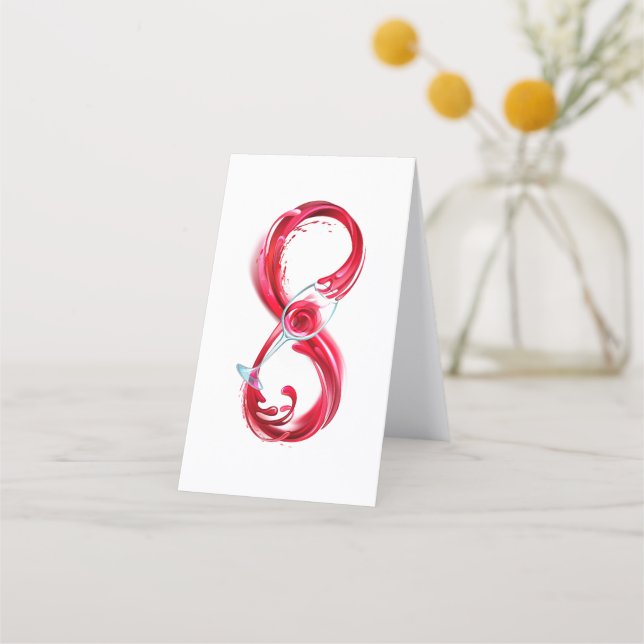 Carte De Fidélité Infinity with Red Wine (Devant)