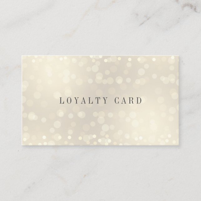 Carte De Fidélité L'artiste de maquillage de Bokeh Lashes (Devant)