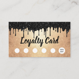 Carte De Fidélité Lashes de maquillage Déchets de salon de coiffure