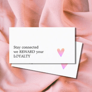 Carte De Fidélité Le salon de beauté Loyalyt Coupon est moderne et 