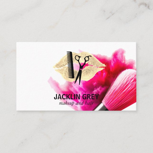 Carte De Fidélité Maquiller la brosse | Beauté (Devant)