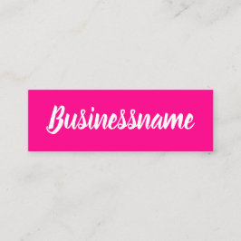 Carte de fidélité minimaliste moderne rose simple 