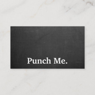 Carte de fidélité minimaliste noire moderne