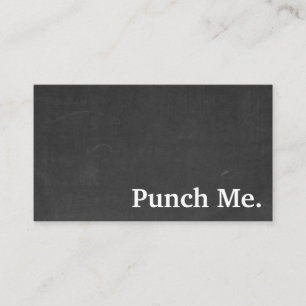 Carte de fidélité minimaliste noire moderne