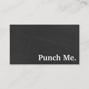 Carte de fidélité minimaliste noire moderne