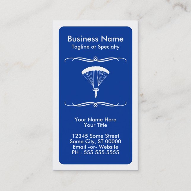 carte de fidélité mod skydiver (Devant)