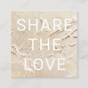 carte de fidélité moderne en or texturé