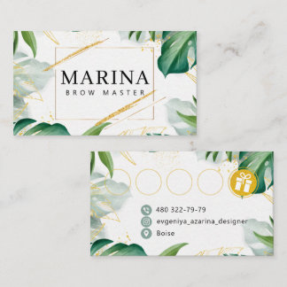 Carte de fidélité moderne pour professionnels de l