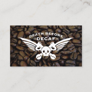 Carte De Fidélité mort avant café beiche