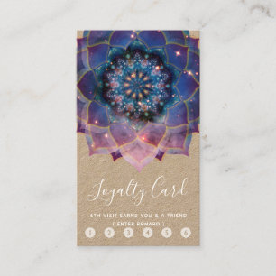 Carte De Fidélité Nebula Bloom   Mandala