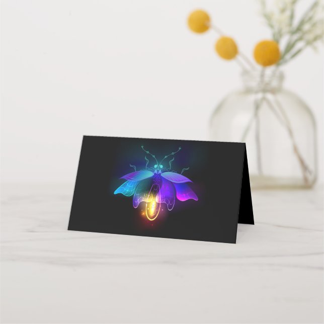 Carte De Fidélité Neon Firefly sur noir (Devant)