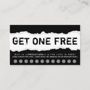 Carte De Fidélité obtenez un libre
