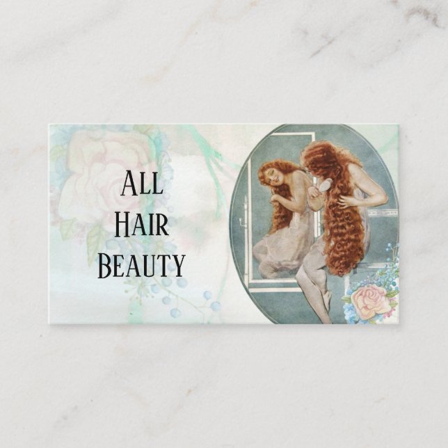 Carte De Fidélité Offre de réduction Hair Salon salon coiffeur (Devant)