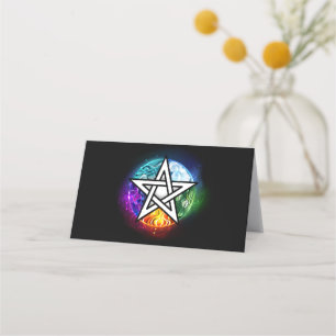 Carte De Fidélité pentagramme wiccan