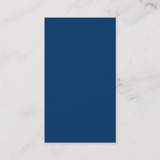 Carte de fidélité personnalisée bleue de minuit (Devant)