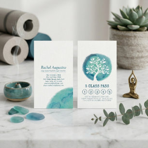 Carte de Fidélité pour Cours de Yoga et Méditation