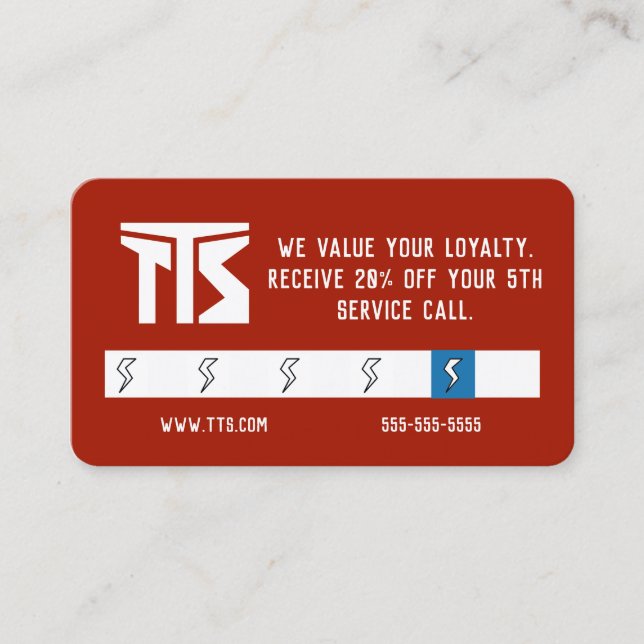 Carte de fidélité professionnelle du bâtiment (Devant)