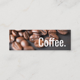 Carte De Fidélité Profondeur café haricots simple Oswald Punch Card