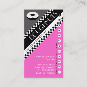 Carte De Fidélité punchcard de beignet : (acheter 11 obtenir 1 gratu