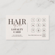 Carte de Fidélité QR Chic Tendance Espresso Matcha