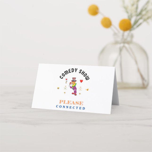 CARTE DE FIDÉLITÉ SPECTACLE DE COMÉDIE (Devant)