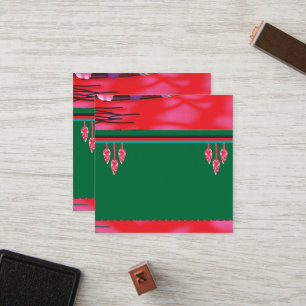 Carte De Fidélité une peinture d'une grenouille dans un champ d'herb