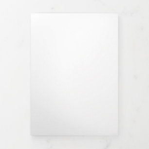 CARTE DE FIN D'ANNÉE TROIS VOLETS 