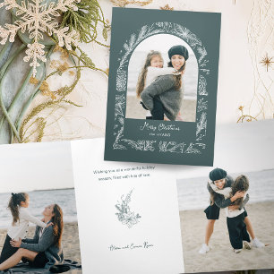 CARTE DE FIN D'ANNÉE TROIS VOLETS 