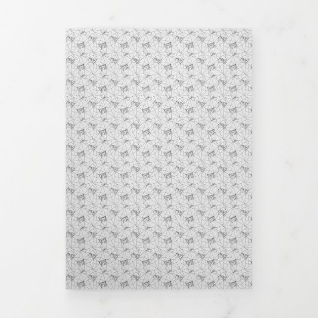 Carte De Fin D'année Trois Volets Conception verticale Cent Deux (Page de couverture)