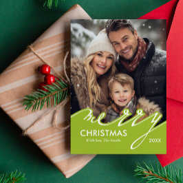 Carte de fin de année de Joyeux Noël