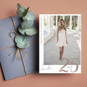 Carte de fin d'études avec 5 photos