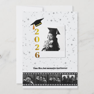carte de fin d'études avec pellicule polaroid pers