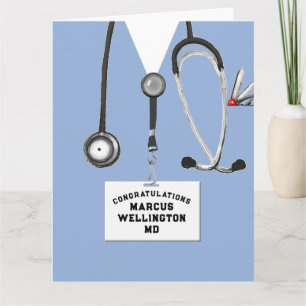 Carte de fin d'études de médecine unique