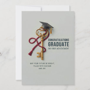 Carte de fin d'études   Félicitations au Lauréat