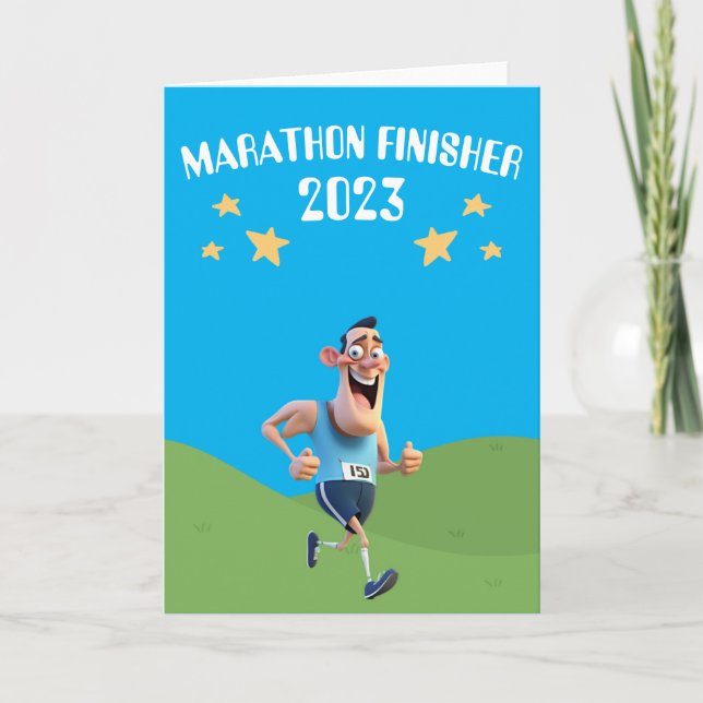 Carte de finisseur de marathon (Devant)