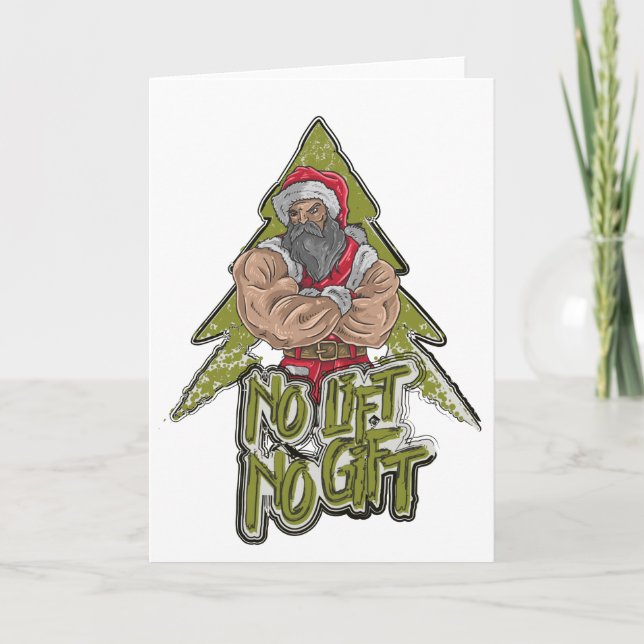 Carte de fitness de Christmas (Devant)