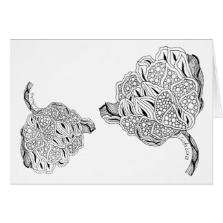 Carte de fleur de Listakora avec l'enveloppe