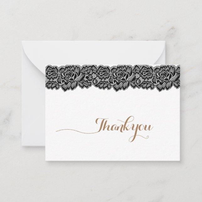 Carte de fleurs roses noires et blanches (Devant)